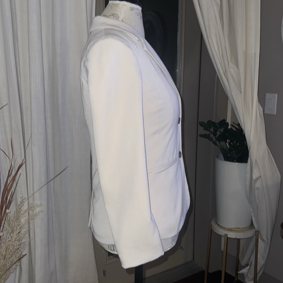 BDG. Ivory cream off white blazer business casual two button work jacket XS - Picture 2 of 8
